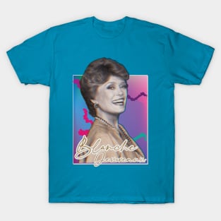 Blanche Devereaux // Golden Girls 80s Tribute Design T-Shirt